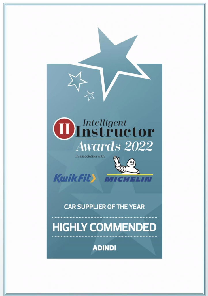 Driving Instructor Awards